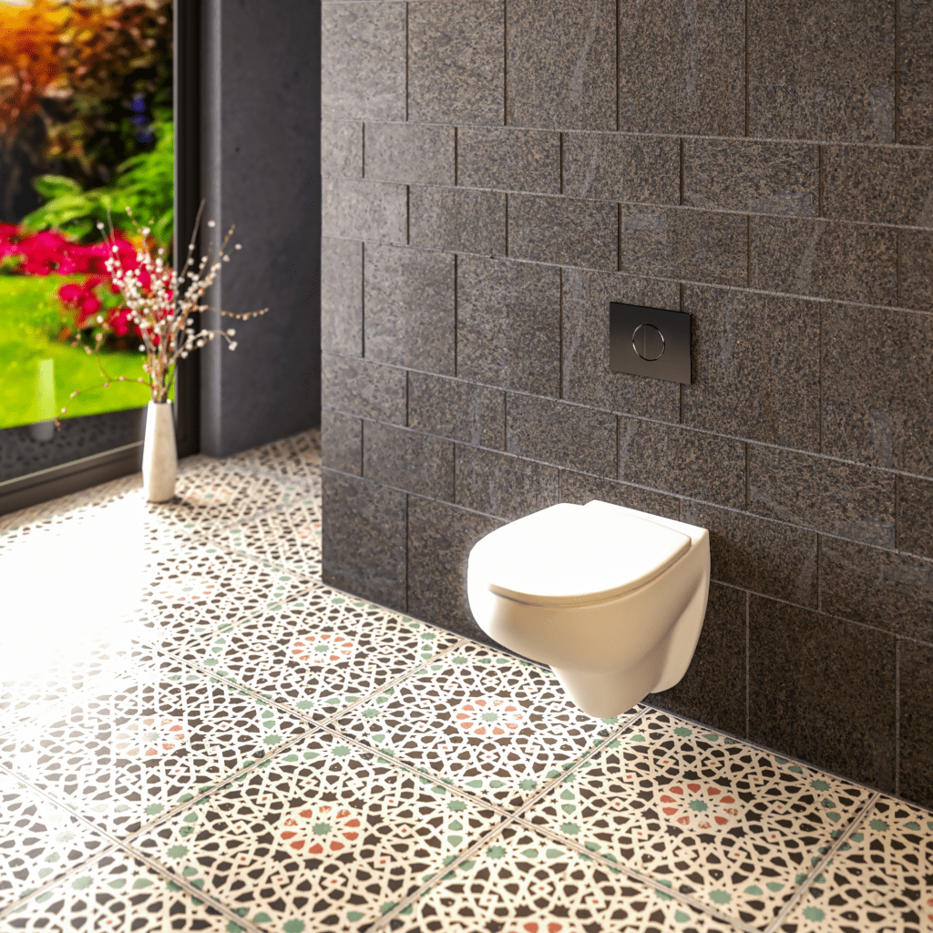 The Lecico Geo Rimless Wall Hung Pan
