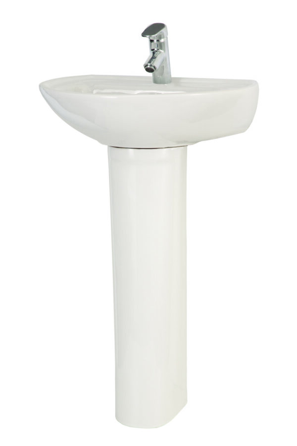 Atlas 50cm Basin with Full pedestal