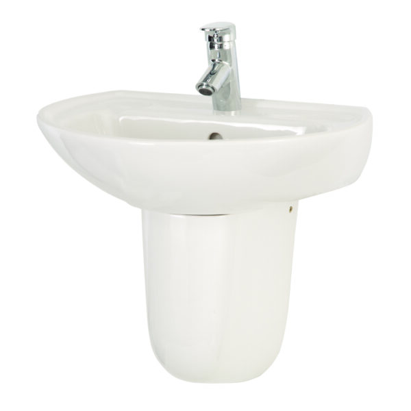 Atlas 50cm Semi Pedestal Basin