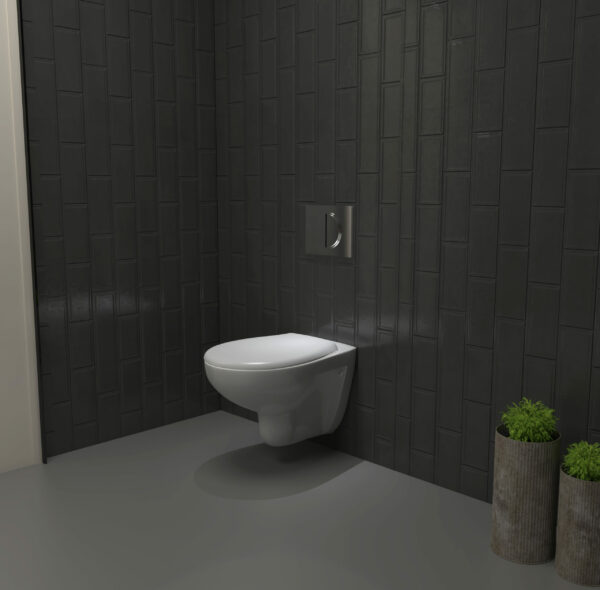Geo Rimless Wall-Hung Pan