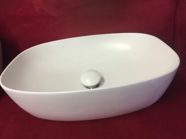 Nile Counter Top Basin Matte White