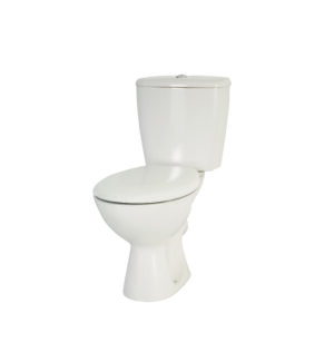 Neon Close Couple WC and MDF Seat Box Set (Top Flush Dual Push Button)
