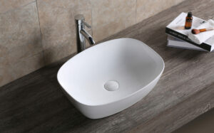 Nile Counter Top Basin Matte White