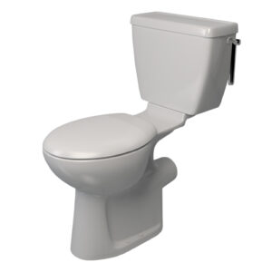 Atlas Paraplegic Assisted Mobility Close-Couple WC Set (Side Flush, Raised Height)