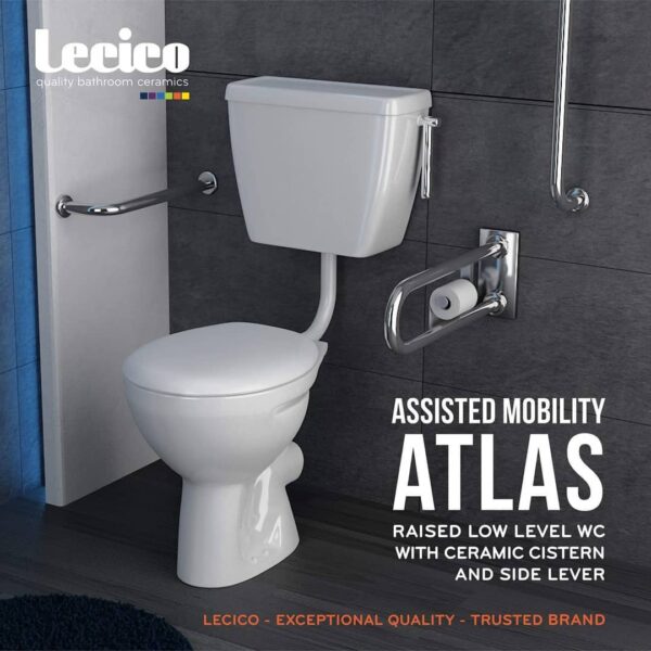 Atlas Paraplegic Assisted Mobility Low Level WC Set (Side Flush, Raised Height)