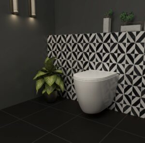 Matrix Rimless Wall-Hung Pan with Soft Close Seat