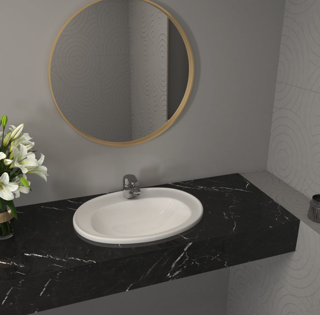 Atlas Sarah Drop-In Vanity Basin