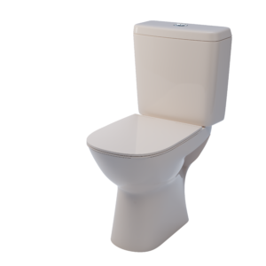 The Lecico Comfort Round Close Couple WC