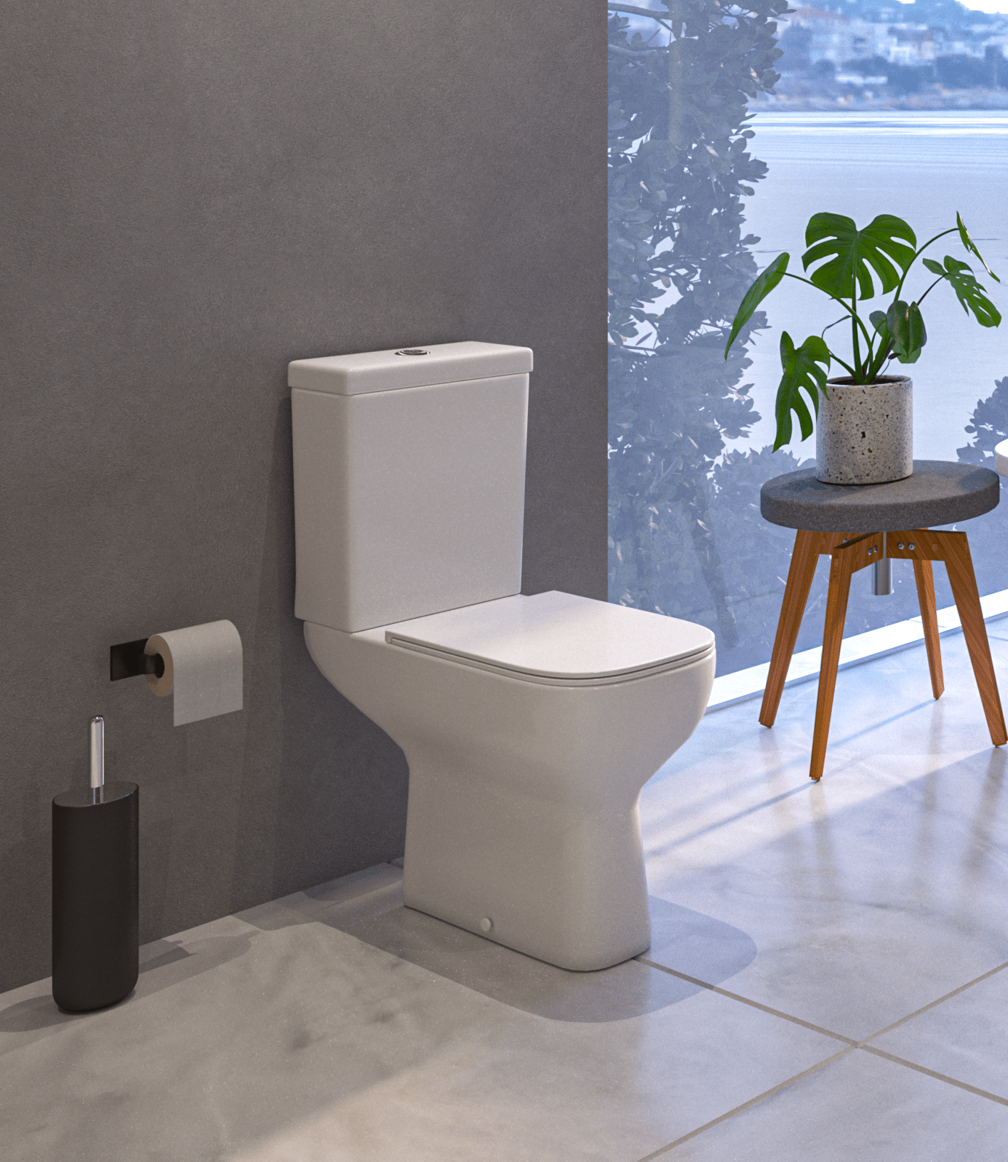 Square toilet discount