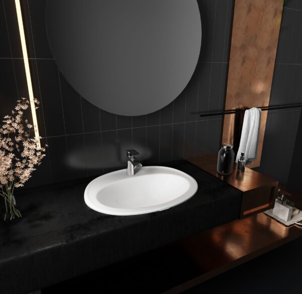 Sumaya 57cm Vanity Basin 1TH - Image 2