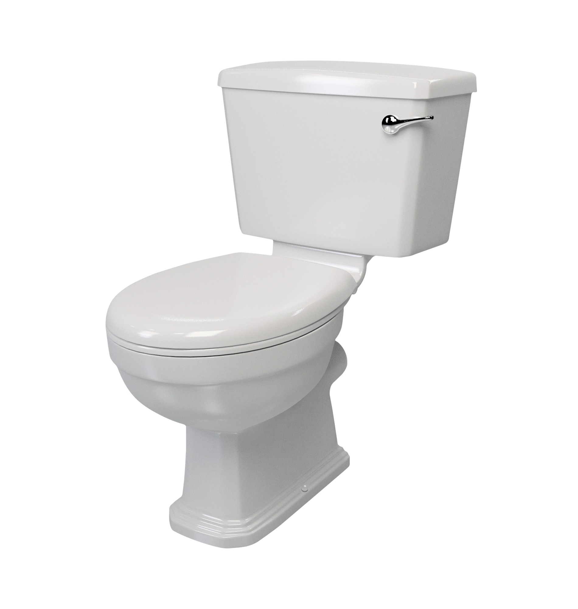 Roxton CC Front Flush Box Set with Ceramic Handle (Seat optional) - Image 2