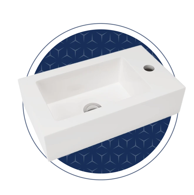 Wall mounted basins