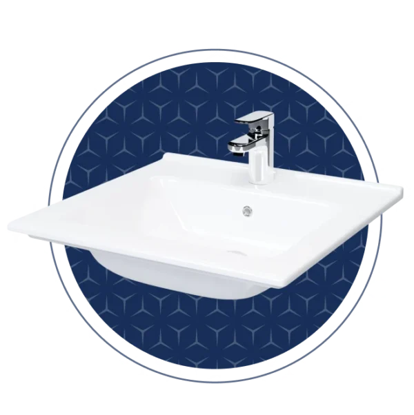 Zara 50cm Vanity Basin 1TH