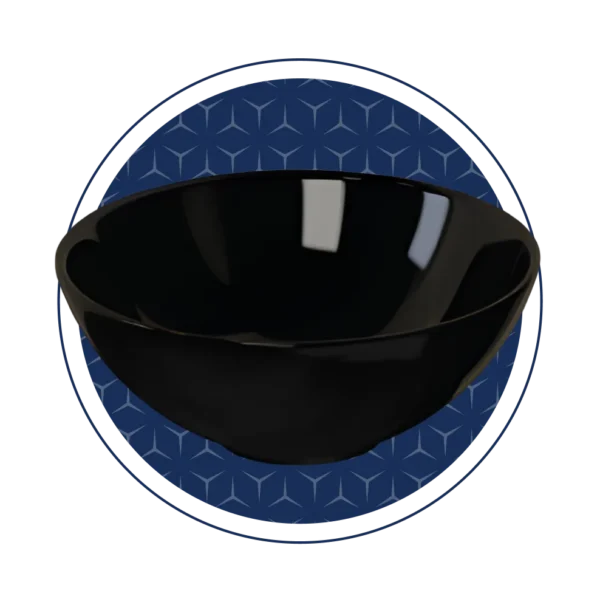Eclipse Black Countertop Basin