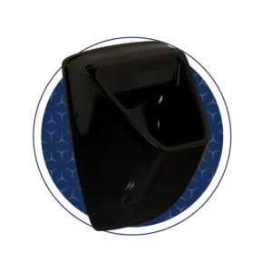 Back inlet urinal