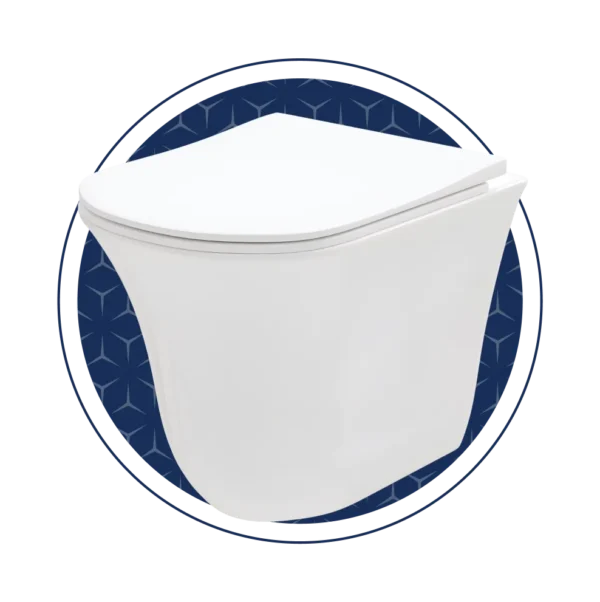 Comfort Wall hung Pan with Soft Close Seat