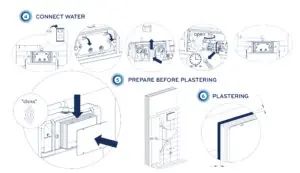 Concealed Cistern Installation Step 4-6