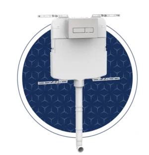 Lecico Concealed Cistern - Back To Wall Pans