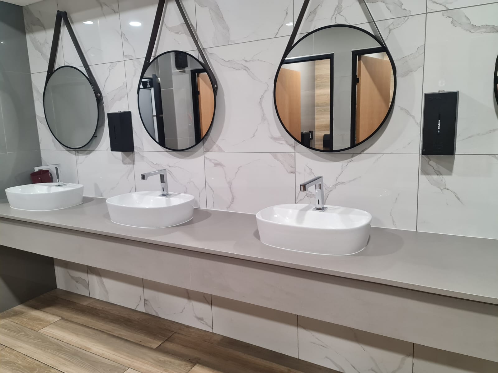 RMB Offices Sandton – commercial bathroom sanitaryware project