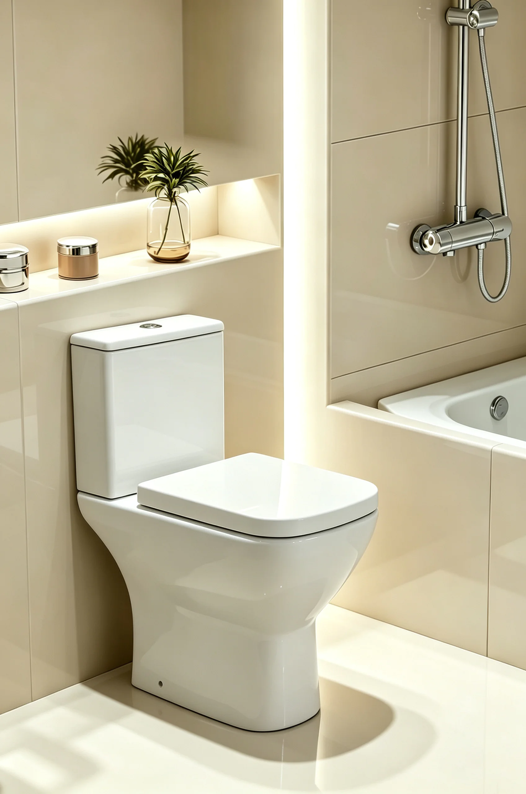 Matrix Square Rimless CC Box Set with Soft Close Seat - Image 2