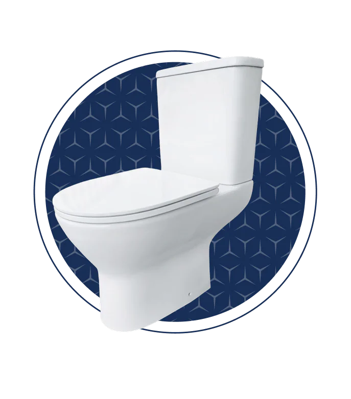 Matrix Round Rimless CC Box Set with Soft Close Seat